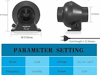Aygrochy buisventilator (100 mm) - afbeelding 2 van  6