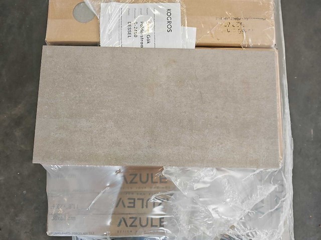 Azulev timeless gris mat wandtegel 30x60 cm 22.5 m² - afbeelding 1 van  6