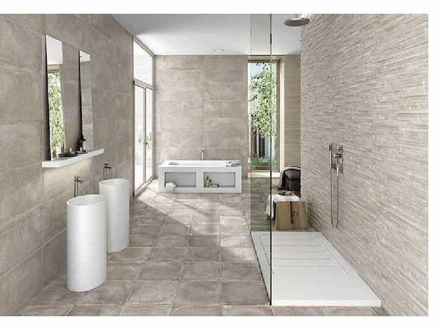 Azulev varese chisel gris decor mat wandtegel 30x60 cm 76 m² - afbeelding 2 van  2
