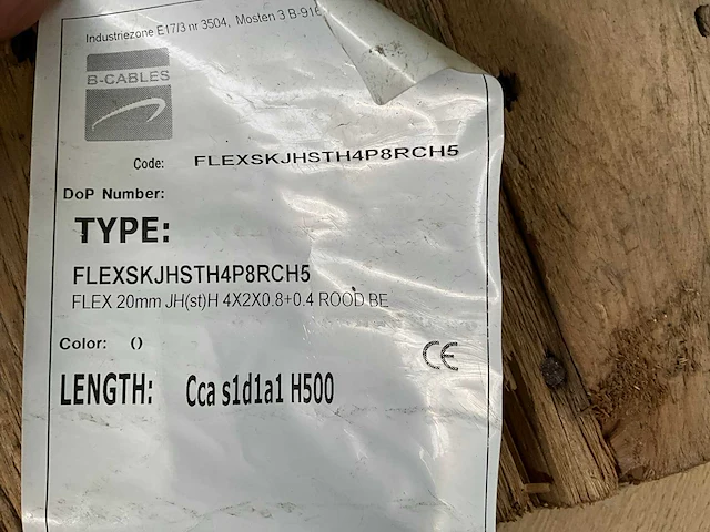 B-cables 4x2x0,8+0,4 netwerkkabel - afbeelding 4 van  4