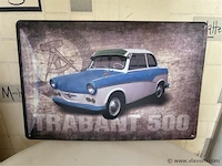 B-keuze retrolook bord - afbeelding 1 van  1