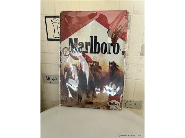 B-keuze retrolook bord - afbeelding 1 van  1