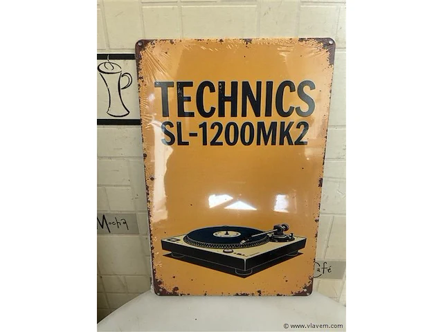 B-keuze retrolook bord - afbeelding 1 van  1