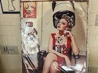 B-keuze retrolook bord - afbeelding 1 van  1