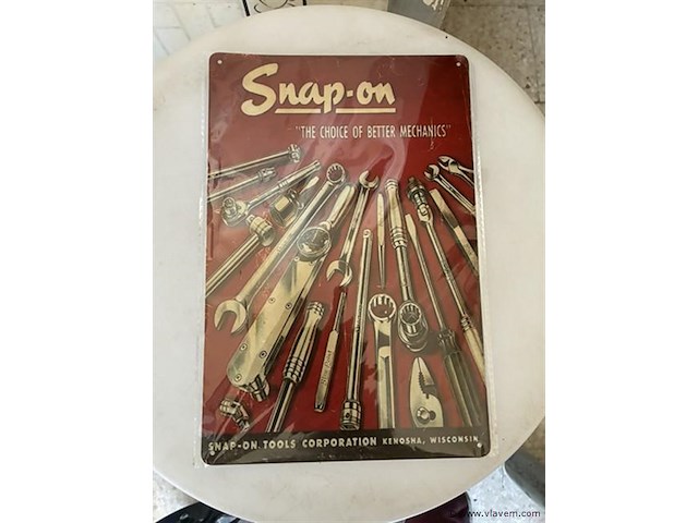 B-keuze retrolook sierbord metaal - afbeelding 1 van  1