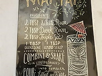 B-keuze retrolook sierbord metaal - afbeelding 1 van  1