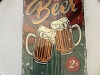 B-keuze retrolook sierbord metaal - afbeelding 1 van  1