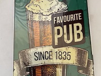 B-keuze retrolook sierbord metaal - afbeelding 1 van  1