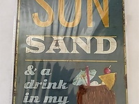 B-keuze retrolook sierbord metaal - afbeelding 1 van  1