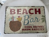 B-keuze retrolook sierbord metaal - afbeelding 1 van  1