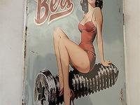 B-keuze retrolook sierbord metaal - afbeelding 1 van  1