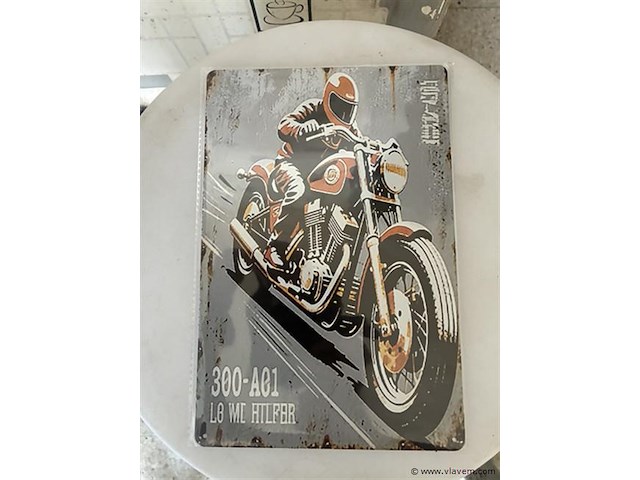 B-keuze retrolook sierbord metaal - afbeelding 1 van  1