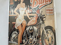 B-keuze retrolook sierbord metaal - afbeelding 1 van  1