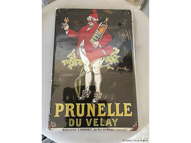 B-keuze retrolook sierbord metaal - afbeelding 1 van  1