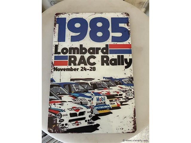 B-keuze retrolook sierbord metaal - afbeelding 1 van  1