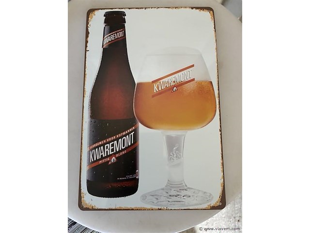 B-keuze retrolook sierbord metaal - afbeelding 1 van  1