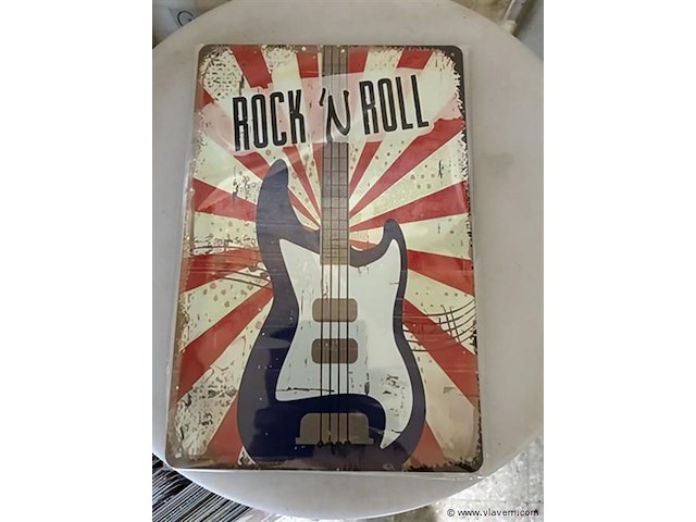 B-keuze retrolook sierbord metaal - afbeelding 1 van  1