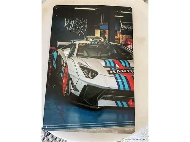 B-keuze retrolook sierbord metaal - afbeelding 1 van  1