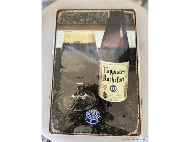 B-keuze retrolook sierbord metaal - afbeelding 1 van  1