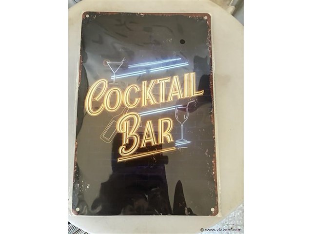 B-keuze retrolook sierbord metaal - afbeelding 1 van  1