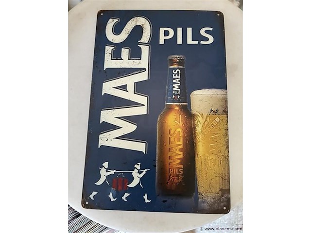 B-keuze retrolook sierbord metaal - afbeelding 1 van  1