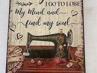 B-keuze retrolook sierbord metaal - afbeelding 1 van  1