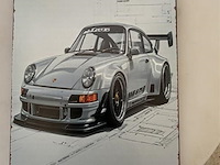 B-keuze retrolook sierbord metaal - afbeelding 1 van  1