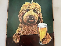 B-keuze retrolook sierbord metaal - afbeelding 1 van  1