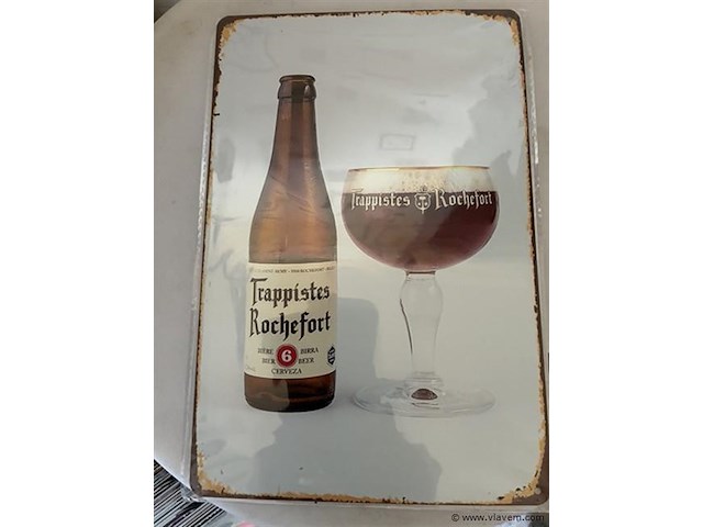 B-keuze retrolook sierbord metaal - afbeelding 1 van  1