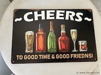 B-keuze retrolook sierbord metaal - afbeelding 1 van  1