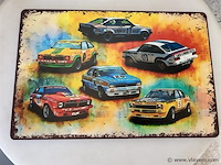 B-keuze retrolook sierbord metaal - afbeelding 1 van  1