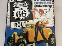 B-keuze retrolook sierbord metaal - afbeelding 1 van  1