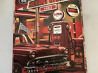 B-keuze retrolook sierbord metaal - afbeelding 1 van  1