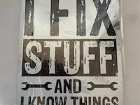 B-keuze retrolook sierbord metaal - afbeelding 1 van  1