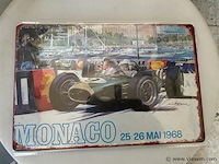 B-keuze retrolook sierbord metaal - afbeelding 1 van  1