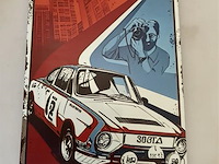 B-keuze retrolook sierbord metaal - afbeelding 1 van  1