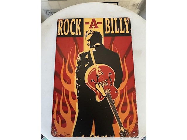 B-keuze retrolook sierbord metaal - afbeelding 1 van  1