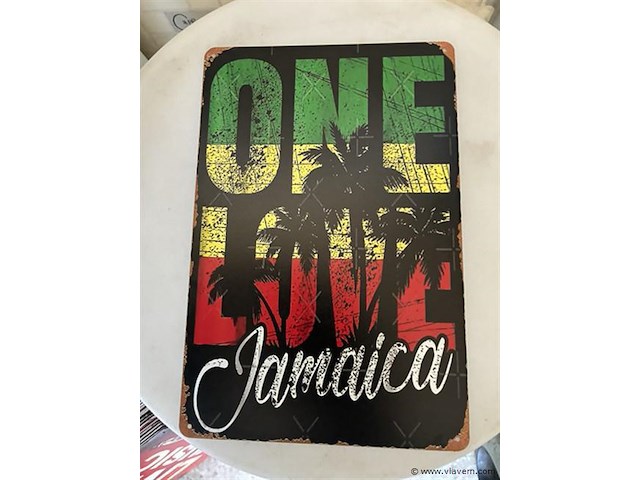 B-keuze retrolook sierbord metaal - afbeelding 1 van  1