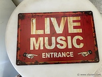 B-keuze retrolook sierbord metaal - afbeelding 1 van  1