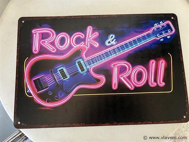 B-keuze retrolook sierbord metaal - afbeelding 1 van  1