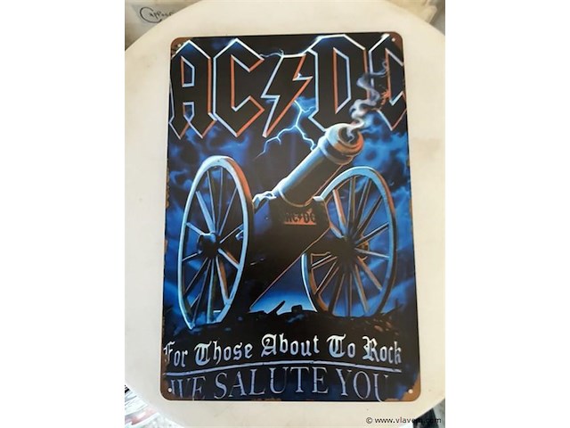 B-keuze retrolook sierbord metaal - afbeelding 1 van  1