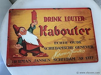 B-keuze retrolook sierbord metaal - afbeelding 1 van  1