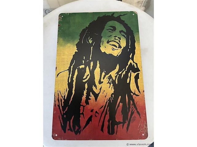 B-keuze retrolook sierbord metaal - afbeelding 1 van  1