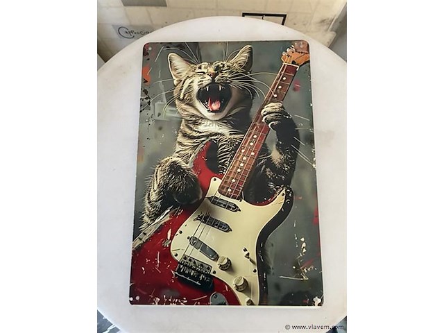 B-keuze retrolook sierbord metaal - afbeelding 1 van  1