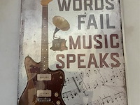 B-keuze retrolook sierbord metaal - afbeelding 1 van  1