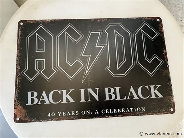 B-keuze retrolook sierbord metaal - afbeelding 1 van  1