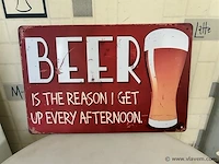 B-keuze retrolook sierbord