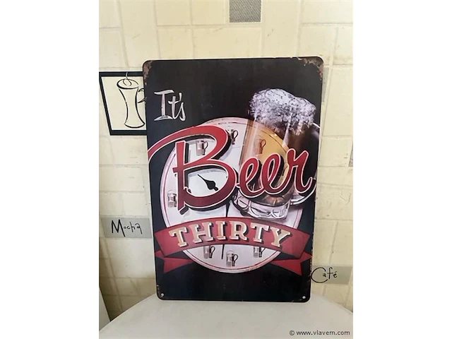 B-keuze retrolook sierbord - afbeelding 1 van  1