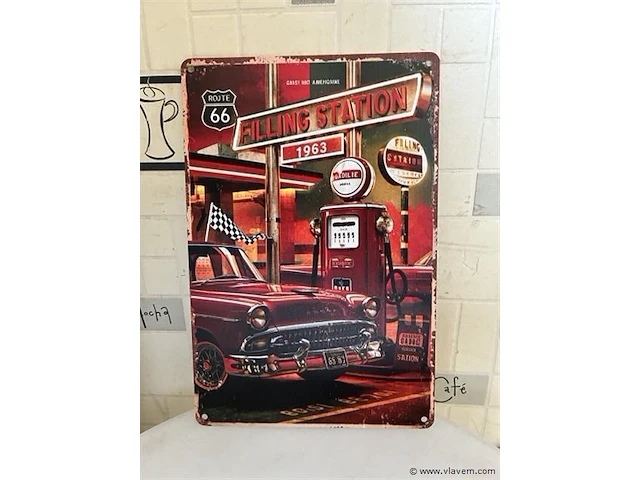 B-keuze retrolook sierbord - afbeelding 1 van  1