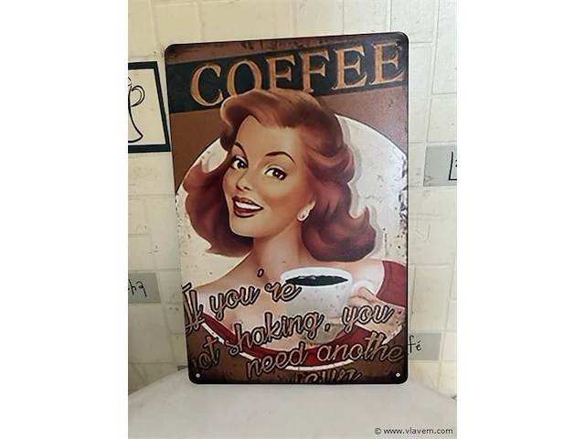 B-keuze retrolook sierbord - afbeelding 1 van  1